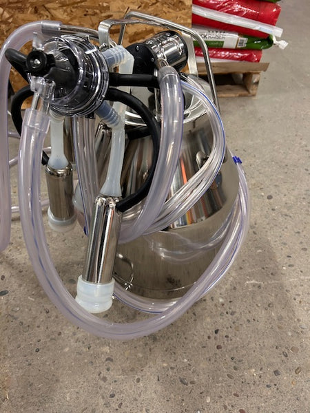 Milker Unit with Vacuum Pump & Bucket