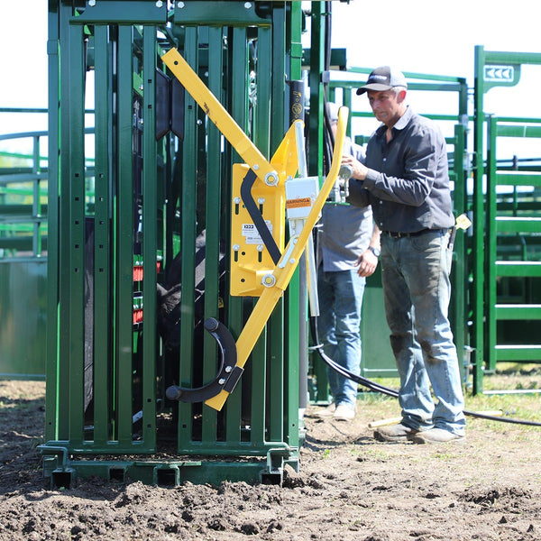 Arrowquip Portable Hydraulic 107 Squeeze Chute/EZ Flow Alley/Tub